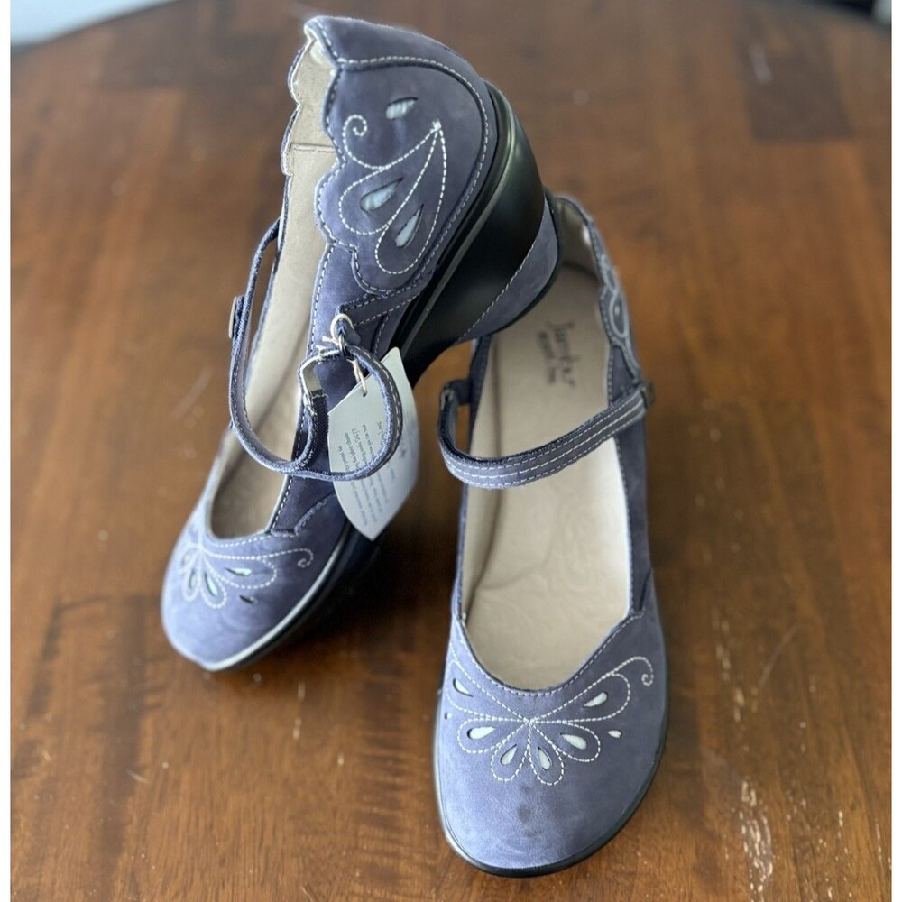 Jambu Women's Bombay Mary Jane Pump Denim Illusion Blue Shoe Size 11 M NWT